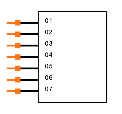 TSM-107-02-T-SH-P Symbol