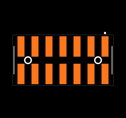 TSM-107-02-TM-DV-LC Footprint