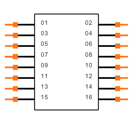 TSM-108-01-L-DH-A-P-TR Symbol