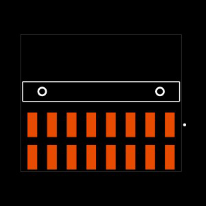 TSM-108-01-L-DH-LC Footprint