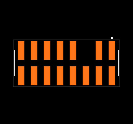 TSM-108-01-L-DV-005-P Footprint