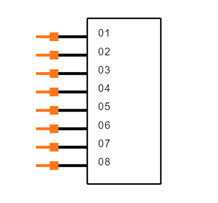 TSM-108-01-L-SV-LC-P Symbol