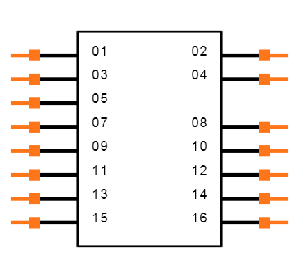 TSM-108-01-LM-DH-SL-006-K-TR Symbol