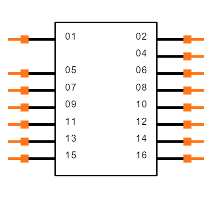 TSM-108-01-T-DH-003 Symbol