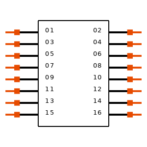 TSM-108-01-T-DH-K-TR Symbol