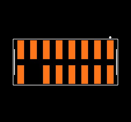 TSM-108-01-T-DV-014-P Footprint