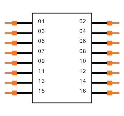 TSM-108-02-L-DH-SL Symbol