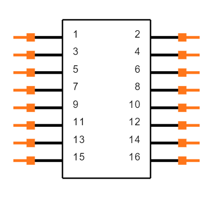 TSM-108-02-STL-DV Symbol