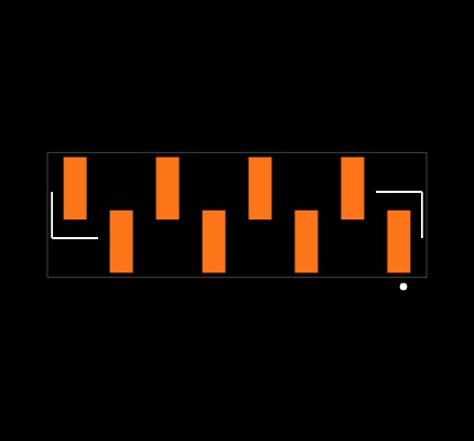 TSM-108-04-L-SV Footprint