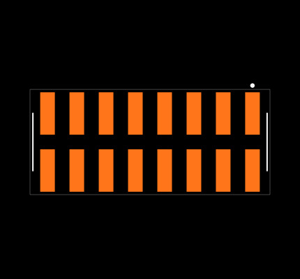 TSM-108-04-SM-DV Footprint