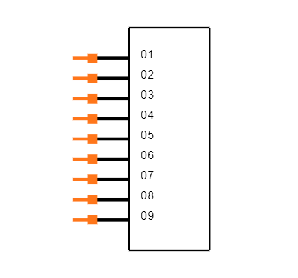 TSM-109-01-T-SV Symbol