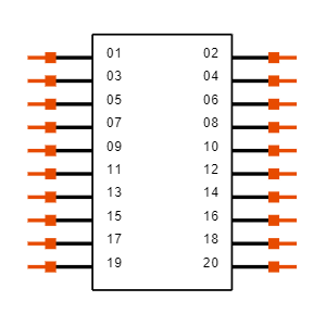 TSM-110-03-LM-DV-LC-P-TR Symbol