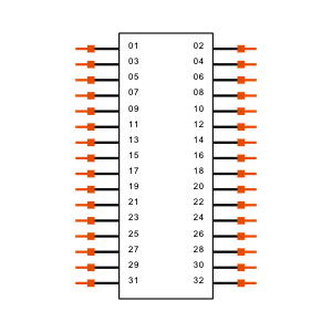 TSM-116-01-F-DV Symbol