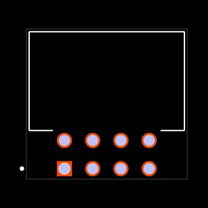 TSS-104-05-F-D-RA Footprint