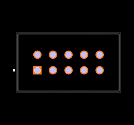 TSS-105-01-SS-D Footprint