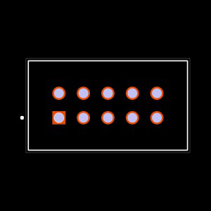 TSS-105-01-STL-D Footprint