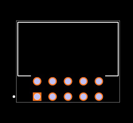 TSS-105-05-G-D-RA Footprint
