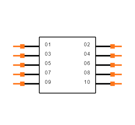 TSS-105-05-G-D-RA Symbol