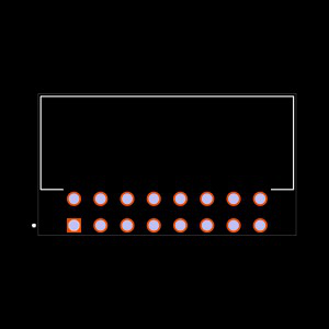 TSS-108-04-S-D-LA Footprint