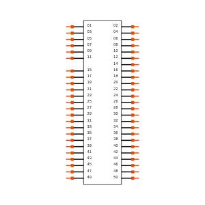 TSS-125-04-G-D-RA-13 Symbol