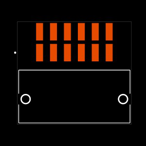 TSSH-106-01-L-DH-A Footprint