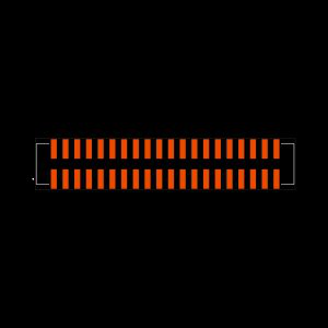 TSSH-120-01-H-DV-P-TR Footprint