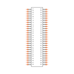 TSSH-130-01-LM-D-RA Symbol