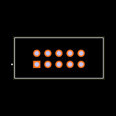 TST-105-02-T-D Footprint