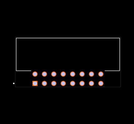 TST-108-05-G-D-RA-14 Footprint