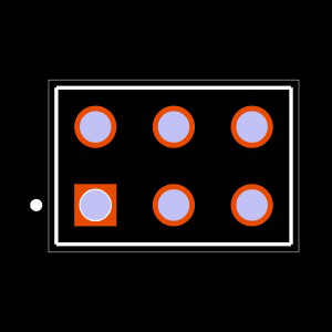 TSW-103-07-STL-D Footprint