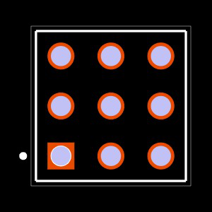 TSW-103-08-G-T Footprint
