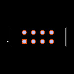 TSW-104-08-SS-D-LC Footprint