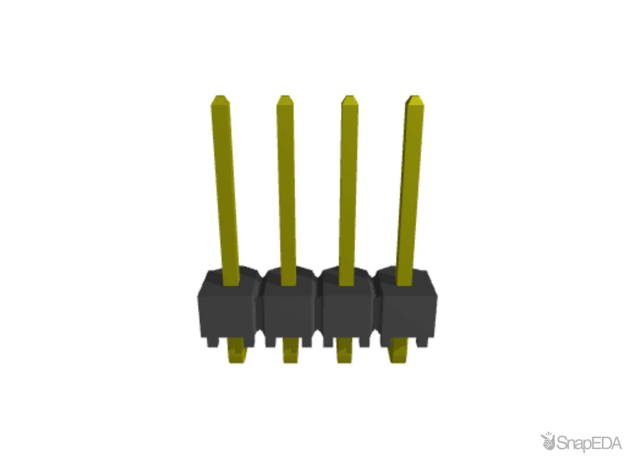 TSW-104-25-L-S-RA 3D Model