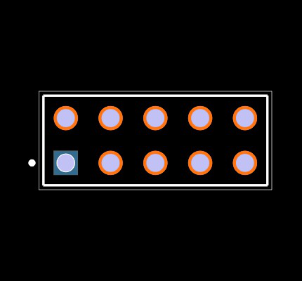 TSW-105-07-H-D Footprint
