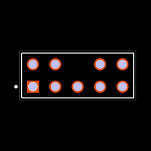 TSW-105-07-L-D-006 Footprint