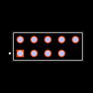 TSW-105-07-L-D-009 Footprint