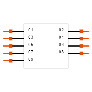 TSW-105-07-L-D-010 Symbol