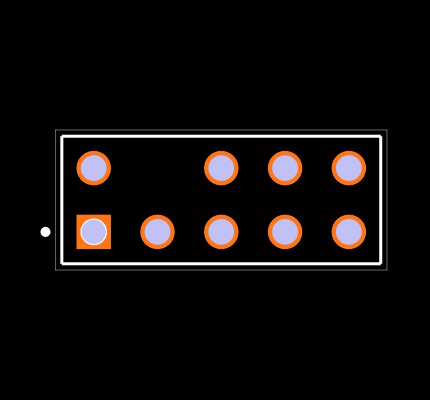 TSW-105-07-T-D-004 Footprint