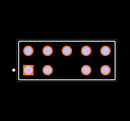 TSW-105-07-T-D-005 Footprint