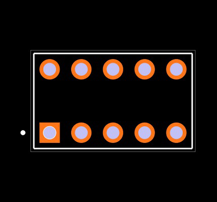 TSW-105-08-G-Q Footprint