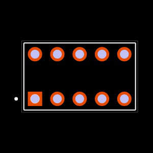TSW-105-08-S-Q Footprint