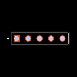 TSW-105-10-L-S Footprint