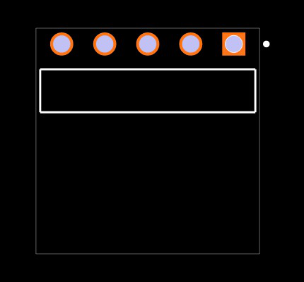 TSW-105-16-F-S-LA Footprint