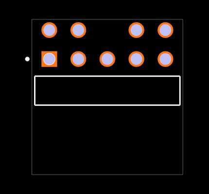 TSW-105-22-H-D-RA-006 Footprint