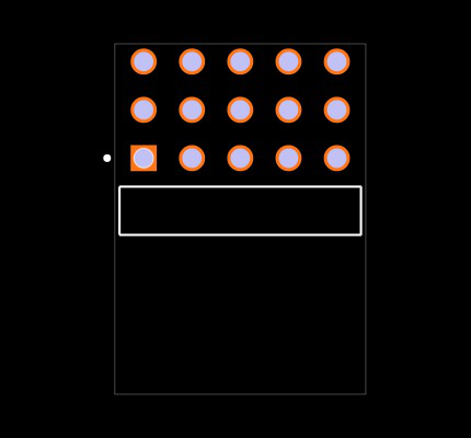 TSW-105-25-G-T-RA Footprint