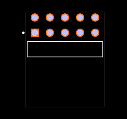 TSW-105-25-H-D-RA Footprint