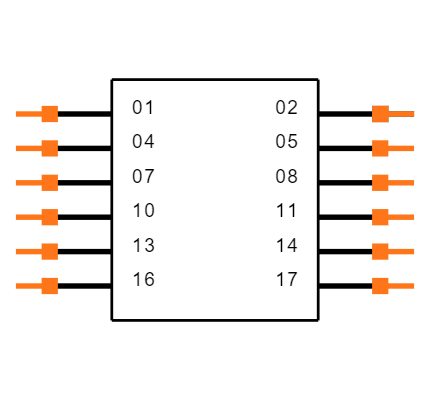 TSW-106-06-S-T Symbol
