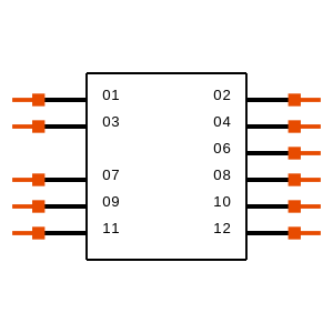 TSW-106-07-G-D-005 Symbol