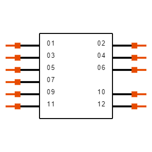 TSW-106-07-G-D-008 Symbol