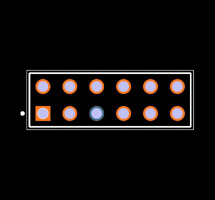 TSW-106-07-T-D-LL Footprint